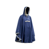 Maxbell Kids Rain Poncho Waterproof Hoodie Poncho for Girls Boys Unisex Kids Fishing Blue L