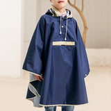 Maxbell Kids Rain Poncho Waterproof Hoodie Poncho for Girls Boys Unisex Kids Fishing Khaki XL