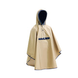 Maxbell Kids Rain Poncho Waterproof Hoodie Poncho for Girls Boys Unisex Kids Fishing Khaki L