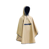 Maxbell Kids Rain Poncho Waterproof Hoodie Poncho for Girls Boys Unisex Kids Fishing Khaki L