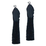 Maxbell 2xLong Opera Party Gloves Party 1920S Gloves for Women Wedding Cosplay Black