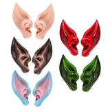 Maxbell 4xElf Ears Halloween Carnival Dress up Costume Party Props Masquerade Fake Ear Beige