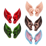 Maxbell 2xElf Ears Halloween Carnival Dress up Costume Party Props Masquerade Fake Ear Beige
