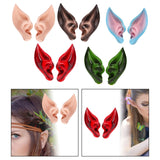Maxbell 2xElf Ears Halloween Carnival Dress up Costume Party Props Masquerade Fake Ear Beige