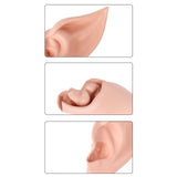 Maxbell 2xElf Ears Halloween Carnival Dress up Costume Party Props Masquerade Fake Ear Beige