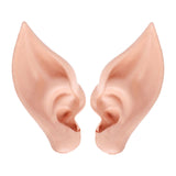 Maxbell 3xElf Ears Halloween Carnival Dress up Costume Party Props Masquerade Fake Ear Beige