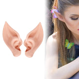 Maxbell 5xElf Ears Halloween Carnival Dress up Costume Party Props Masquerade Fake Ear Beige