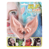 Maxbell 4xElf Ears Halloween Carnival Dress up Costume Party Props Masquerade Fake Ear Beige