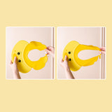 Maxbell Cute Little Duck Kid Shower Cap Comfortable with Ear Protection Shampoo Hat Yellow