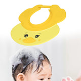 Maxbell Cute Little Duck Kid Shower Cap Comfortable with Ear Protection Shampoo Hat Yellow