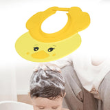 Maxbell Cute Little Duck Kid Shower Cap Comfortable with Ear Protection Shampoo Hat Yellow