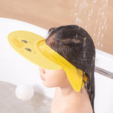 Maxbell Cute Little Duck Kid Shower Cap Comfortable with Ear Protection Shampoo Hat Yellow
