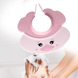 Maxbell Cute Little Duck Kid Shower Cap Comfortable with Ear Protection Shampoo Hat Pink