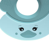 Maxbell Cute Little Duck Kid Shower Cap Comfortable with Ear Protection Shampoo Hat Blue