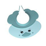 Maxbell Cute Little Duck Kid Shower Cap Comfortable with Ear Protection Shampoo Hat Blue