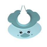 Maxbell Cute Little Duck Kid Shower Cap Comfortable with Ear Protection Shampoo Hat Blue