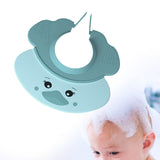 Maxbell Cute Little Duck Kid Shower Cap Comfortable with Ear Protection Shampoo Hat Blue
