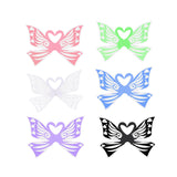 Maxbell 2xFairy Wings for Girls Elf Cosplay Soft Child Angel Wings with Elastic Straps Pink