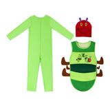 Maxbell 3xKids Caterpillar Costume Cosplay Costume Cute Clothing for Stage Performance S