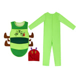 Maxbell 3xKids Caterpillar Costume Cosplay Costume Cute Clothing for Stage Performance S