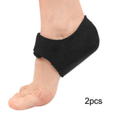 Maxbell Maxbell Heel Protectors Comfortable Heel Cover Heel Cushion Pad Adjustable Heel Pads S Black