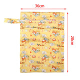 Maxbell Baby Nappy Bag Stroller Storage Bag Water Resistant Diaper Pouch for Daycare Yellow