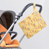 Maxbell Baby Nappy Bag Stroller Storage Bag Water Resistant Diaper Pouch for Daycare Yellow