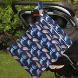 Maxbell Baby Nappy Bag Stroller Storage Bag Water Resistant Diaper Pouch for Daycare Navy