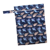 Maxbell Baby Nappy Bag Stroller Storage Bag Water Resistant Diaper Pouch for Daycare Navy