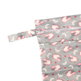 Maxbell Baby Nappy Bag Stroller Storage Bag Water Resistant Diaper Pouch for Daycare Gray