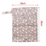 Maxbell Baby Nappy Bag Stroller Storage Bag Water Resistant Diaper Pouch for Daycare Gray