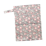 Maxbell Baby Nappy Bag Stroller Storage Bag Water Resistant Diaper Pouch for Daycare Gray