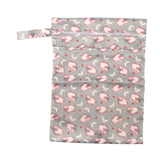 Maxbell Baby Nappy Bag Stroller Storage Bag Water Resistant Diaper Pouch for Daycare Gray