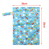 Maxbell Baby Nappy Bag Stroller Storage Bag Water Resistant Diaper Pouch for Daycare Blue