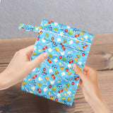 Maxbell Baby Nappy Bag Stroller Storage Bag Water Resistant Diaper Pouch for Daycare Blue