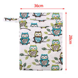 Maxbell Baby Nappy Bag Stroller Storage Bag Water Resistant Diaper Pouch for Daycare White