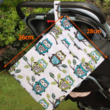 Maxbell Baby Nappy Bag Stroller Storage Bag Water Resistant Diaper Pouch for Daycare White