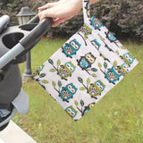 Maxbell Baby Nappy Bag Stroller Storage Bag Water Resistant Diaper Pouch for Daycare White