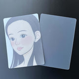 Maxbell 2xFace Painting Practice Board Stage Show Beginners Makeup Practice Face Board Clear