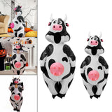 Maxbell 2xInflatable Cow Costume Farm Animal Costume for Party Cosplay Stage Show Adults