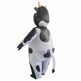 Maxbell 2xInflatable Cow Costume Farm Animal Costume for Party Cosplay Stage Show Adults