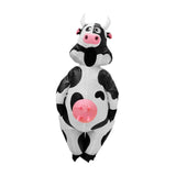 Maxbell 2xInflatable Cow Costume Farm Animal Costume for Party Cosplay Stage Show Adults