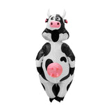 Maxbell 2xInflatable Cow Costume Farm Animal Costume for Party Cosplay Stage Show Adults