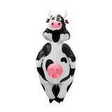Maxbell 2xInflatable Cow Costume Farm Animal Costume for Party Cosplay Stage Show Adults