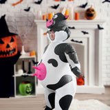 Maxbell 2xInflatable Cow Costume Farm Animal Costume for Party Cosplay Stage Show Adults