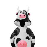 Maxbell 2xInflatable Cow Costume Farm Animal Costume for Party Cosplay Stage Show Adults