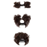Maxbell 2xWomen Messy Bun Hairpieces Headdress for All Hair Types Long Hair Curly Hair Style C