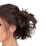 Maxbell 2xWomen Messy Bun Hairpieces Headdress for All Hair Types Long Hair Curly Hair Style C