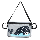 Maxbell Baby Stroller Organizer Bag Baby Sundries Storage Bag for Strollers Shopping blue