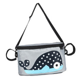 Maxbell Baby Stroller Organizer Bag Baby Sundries Storage Bag for Strollers Shopping blue